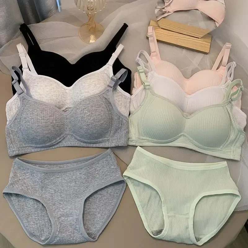 Bralette Triangle Set - Ensemble de soutien-gorge sans couture pour
