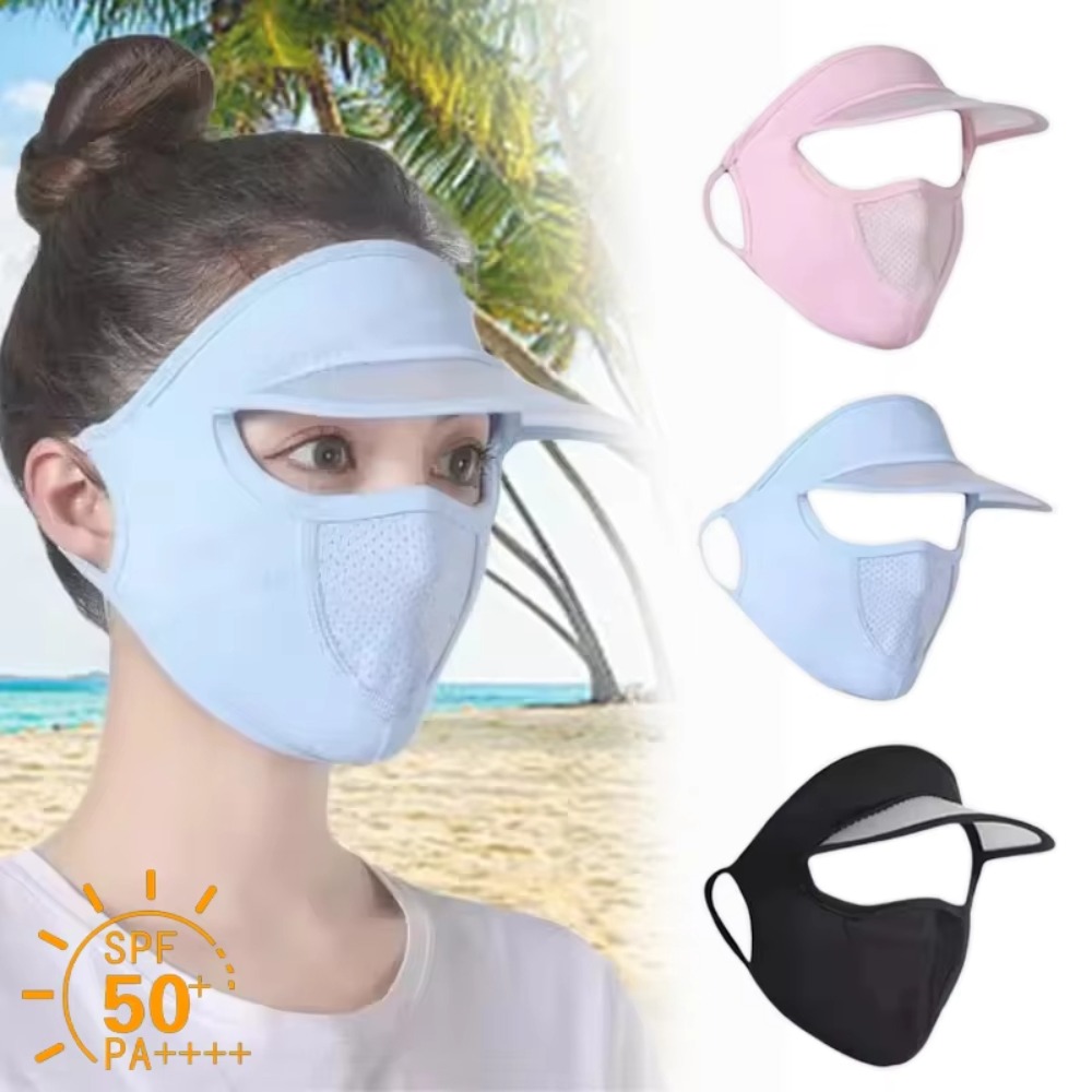 Headband Summer Knit - Masque en soie glacée pour cyclisme