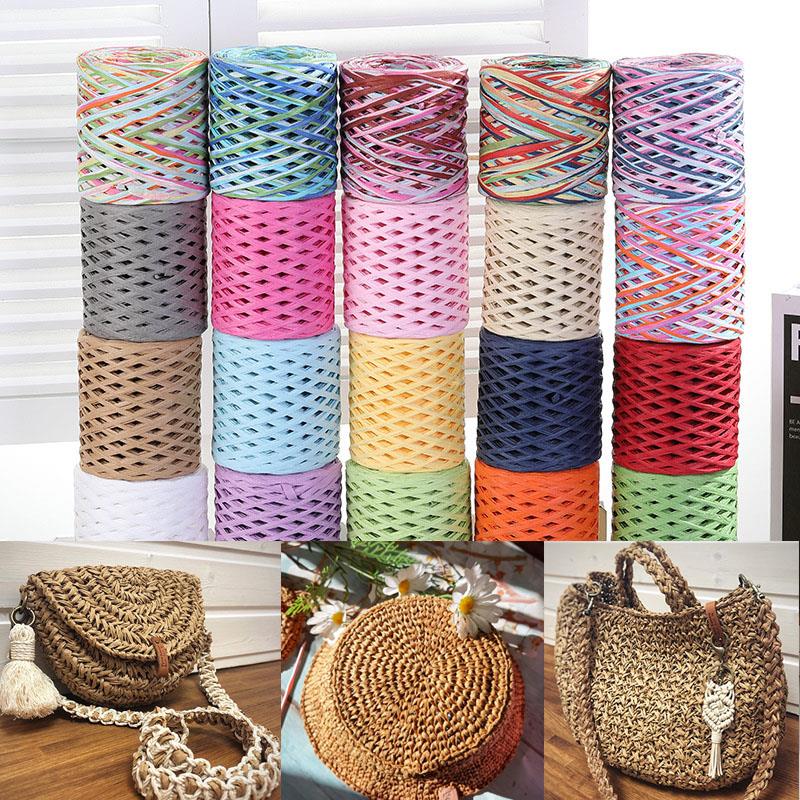 Crochet Bag Raffia - Corde en papier raphia 200M, fil