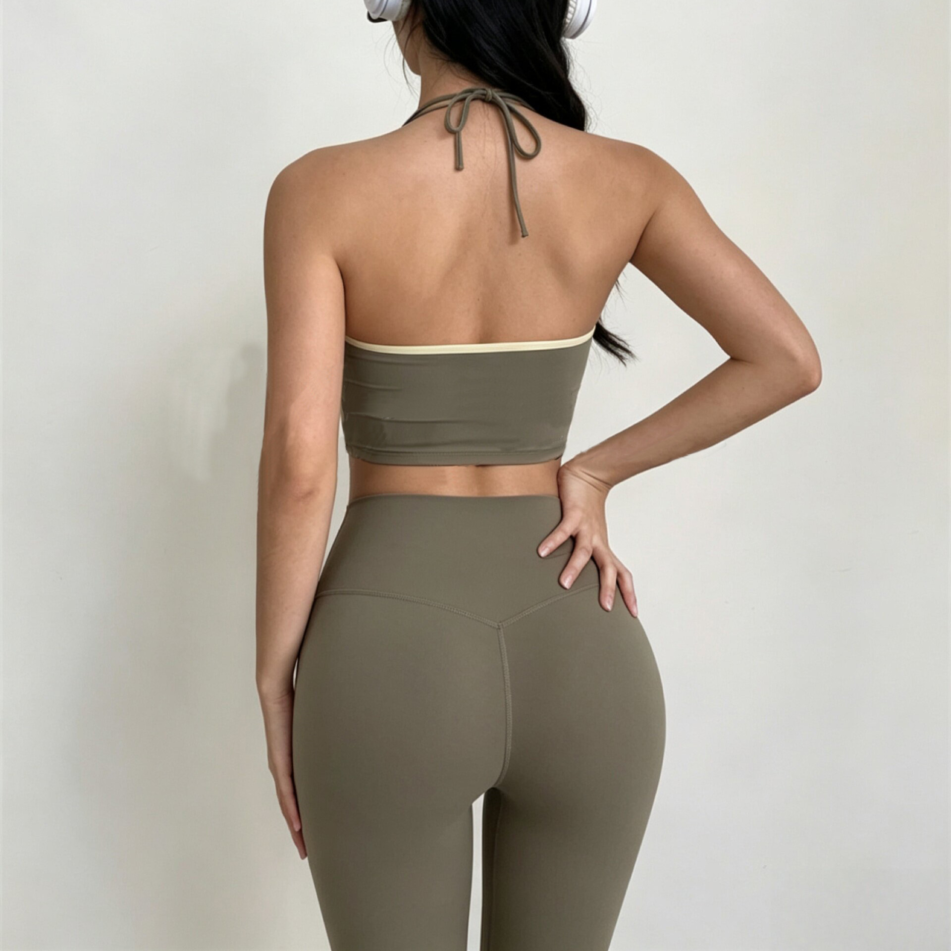 Soutien-gorge de sport push-up - Bralette Triangle Set avis et prix