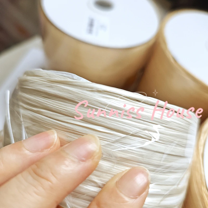 Fil de Raphia de 600m et 256g  - Crochet Bag Raffia avis et prix