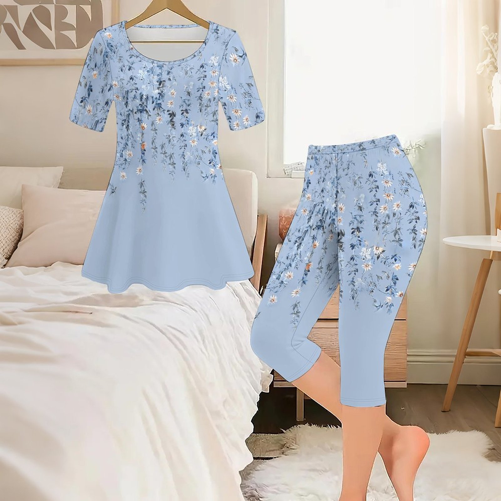 Ensemble deux pièces imprimé v - Romper Floral Print avis et prix