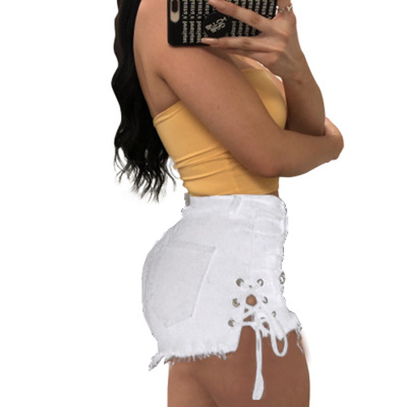 Shorts Y2K pour femmes, mini-s - Shorts Denim Frayed avis et prix