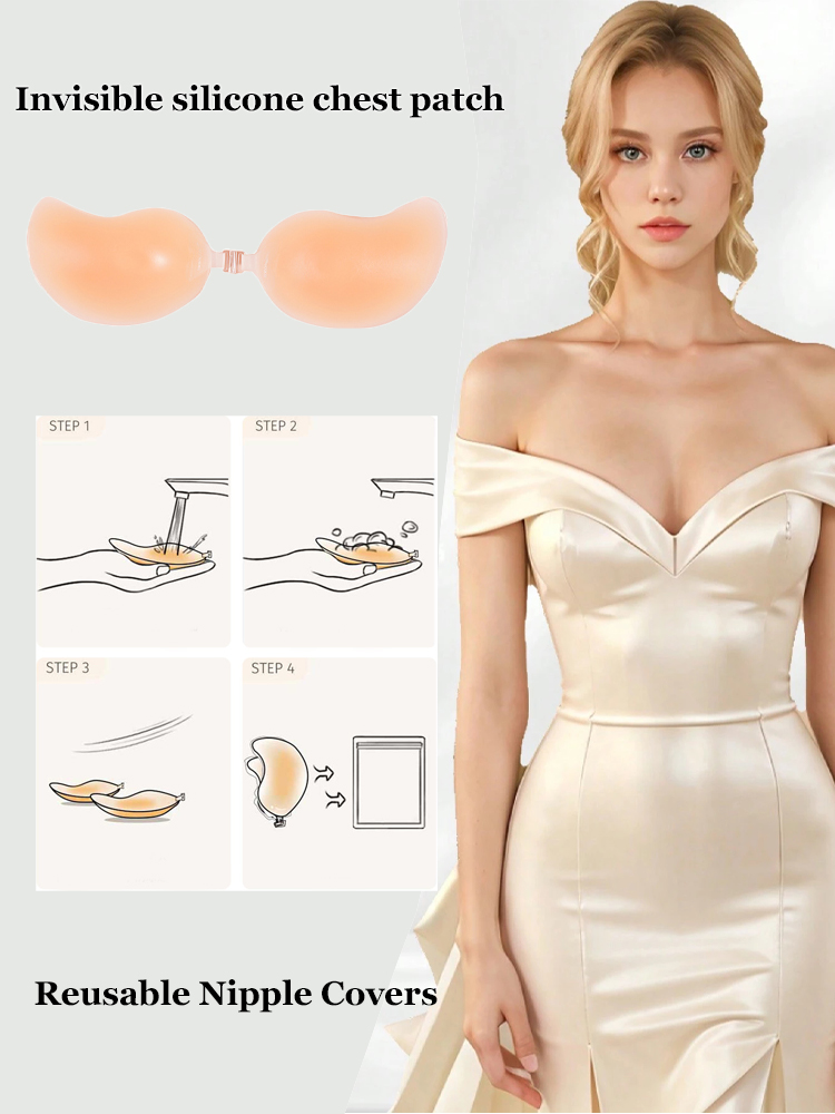 2 Pièces Couvre-tétons en sili - Bralette Triangle Set avis et prix