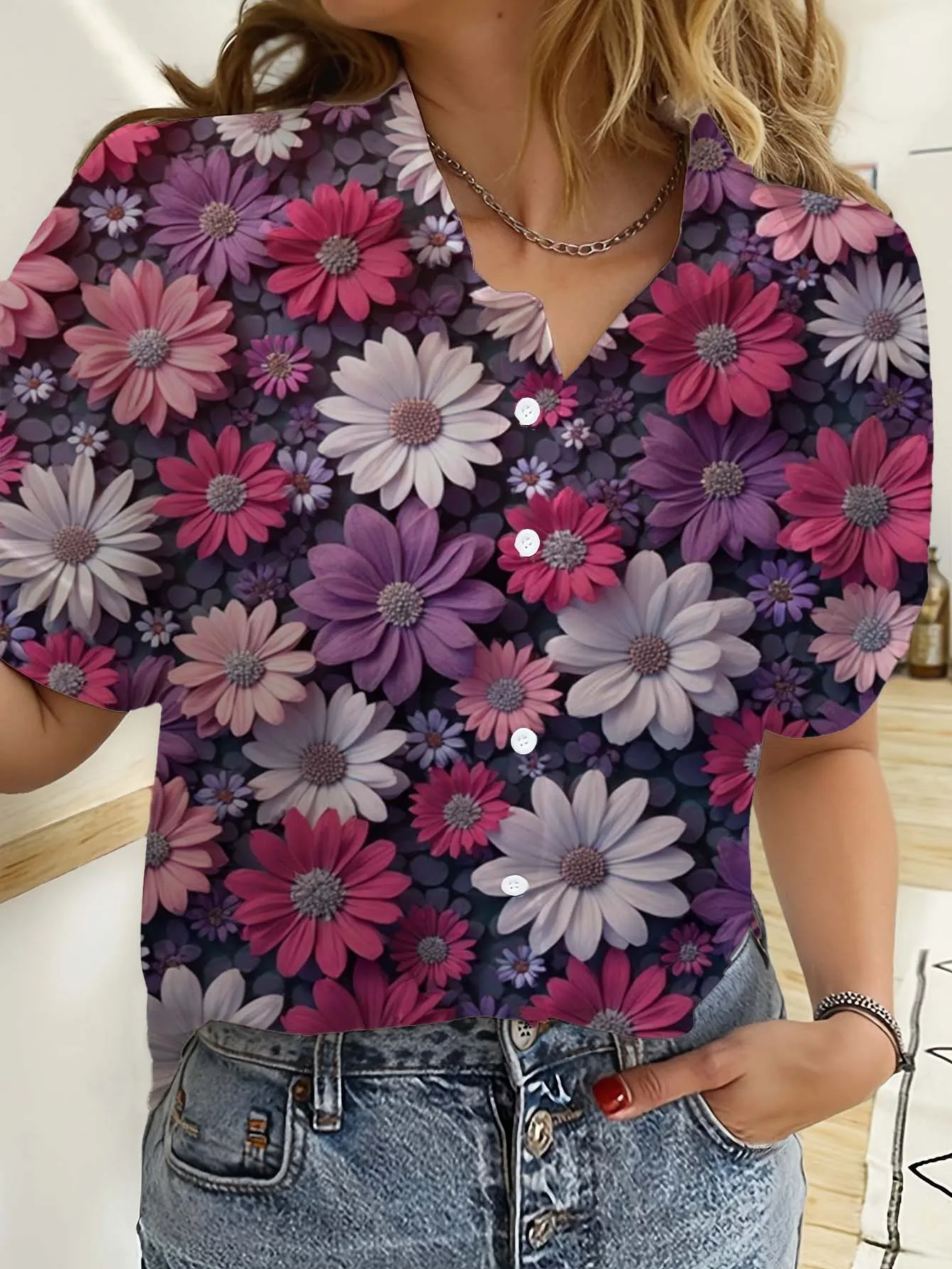 Chemises hawaïennes pour femme - Romper Floral Print avis et prix