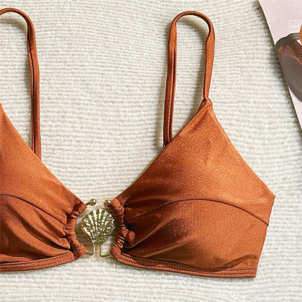 Ensemble de bikinis sexy rouge - Swimsuit Bikini Ruched avis et prix